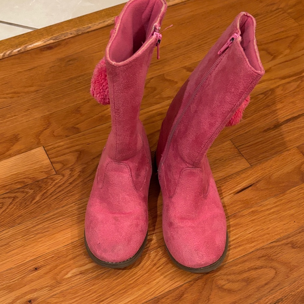 Gymboree Pink Girls Zip-up Boots